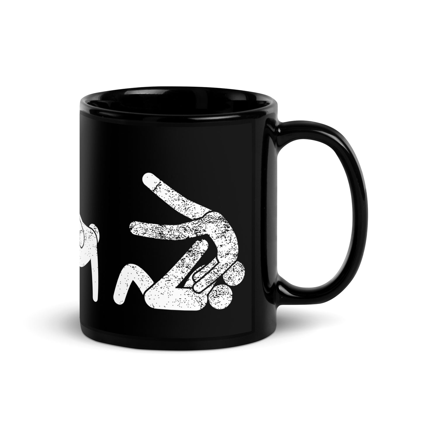 BJJ Takedowns - Black Mug