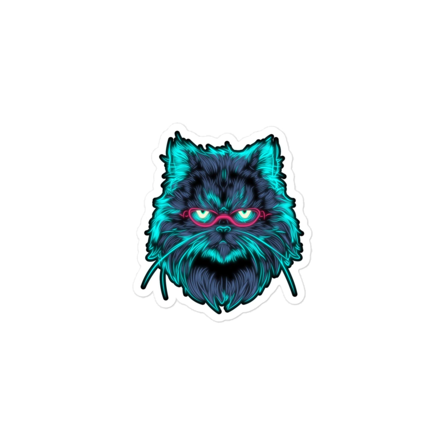 "Neon Persian" - Sticker
