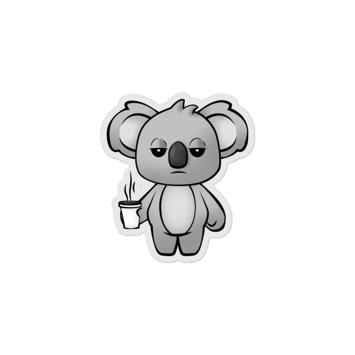 "Grumpy Koala" - Sticker