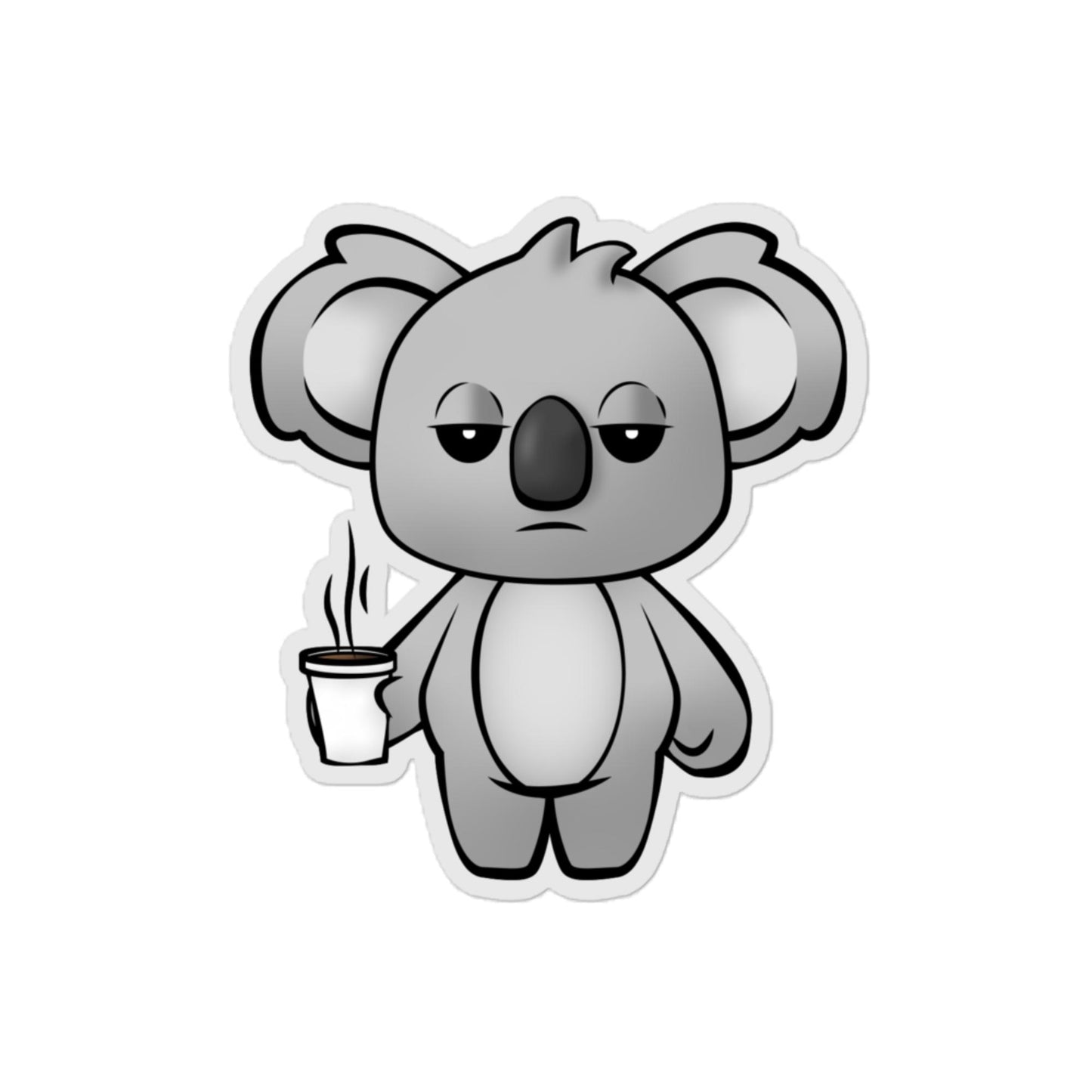 "Grumpy Koala" - Sticker