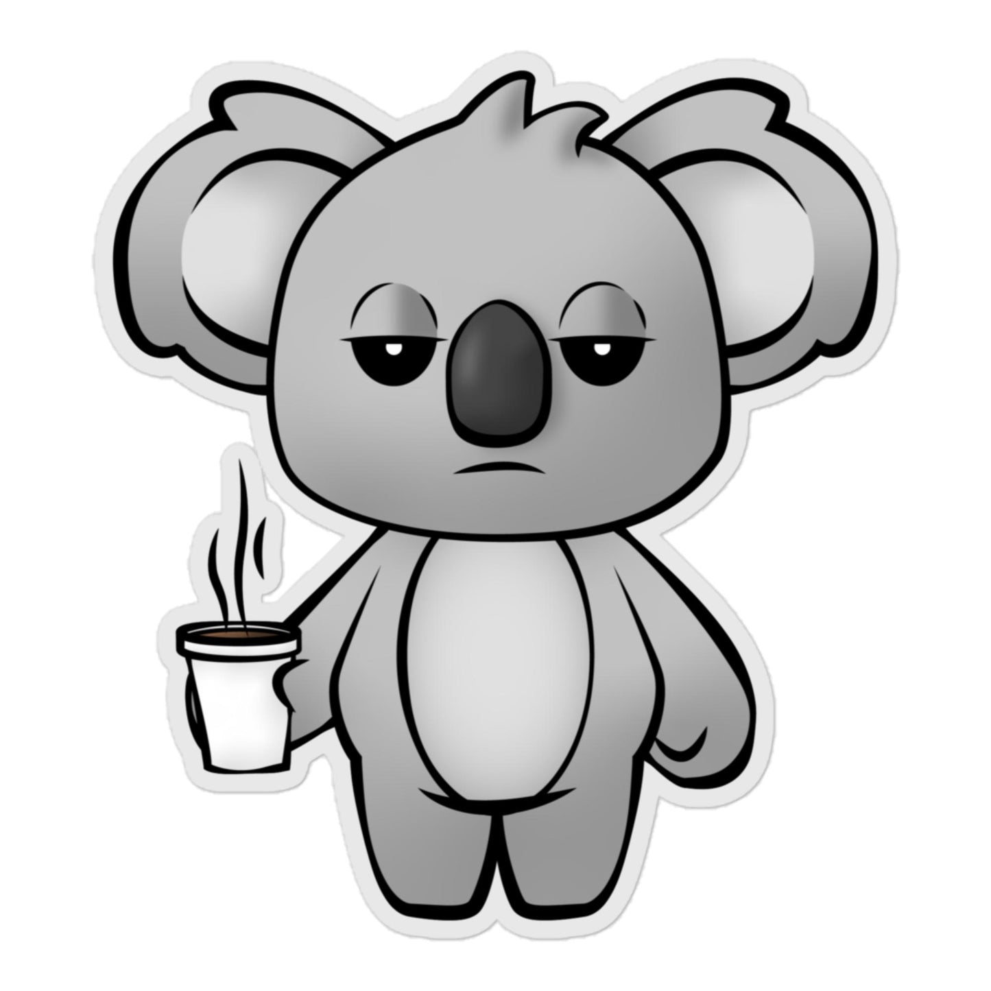 "Grumpy Koala" - Sticker
