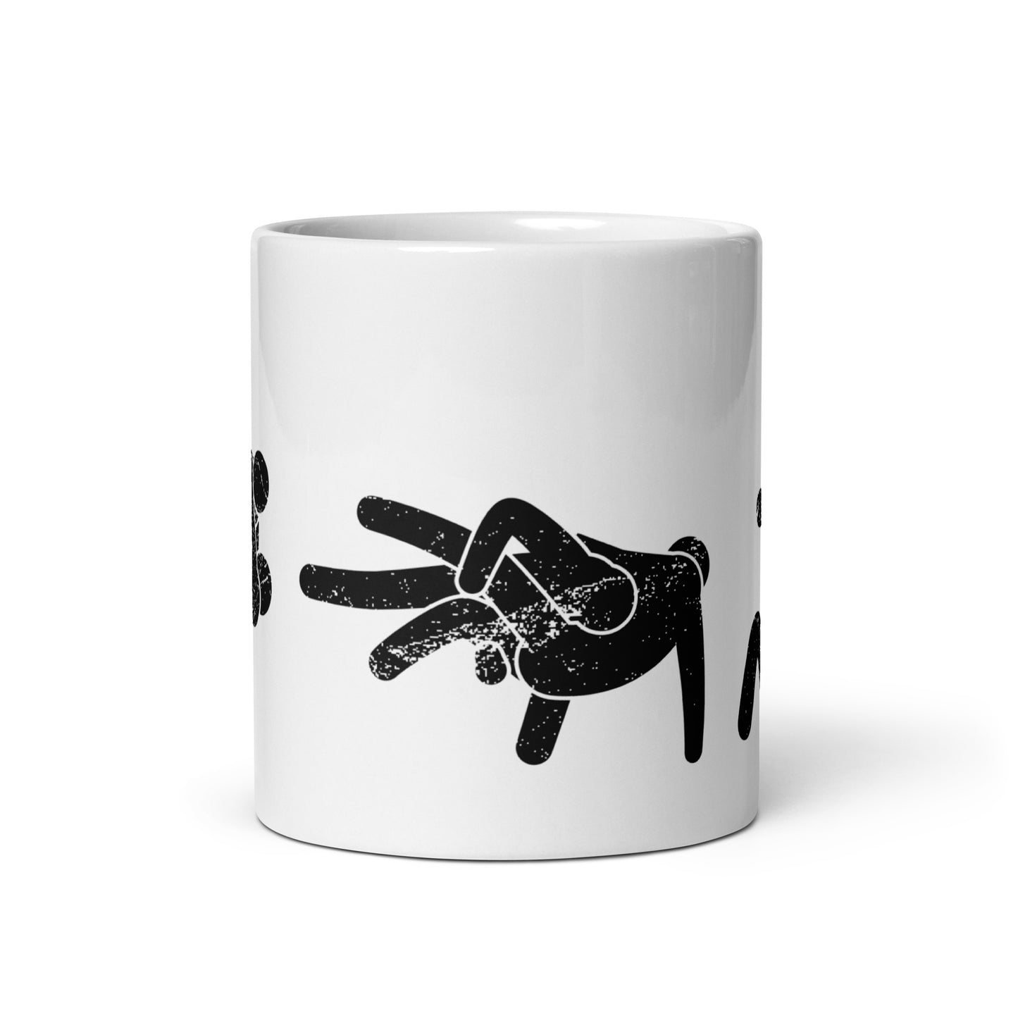 BJJ Takedowns - White Mug